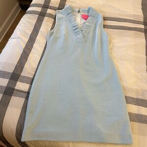 Lilly Blue Pinstripe Dress